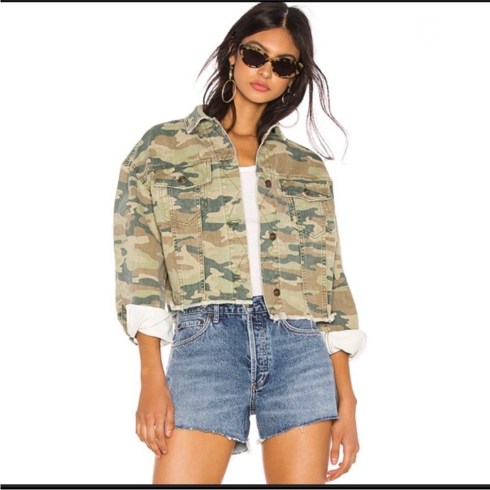 Free People Camo Jacket